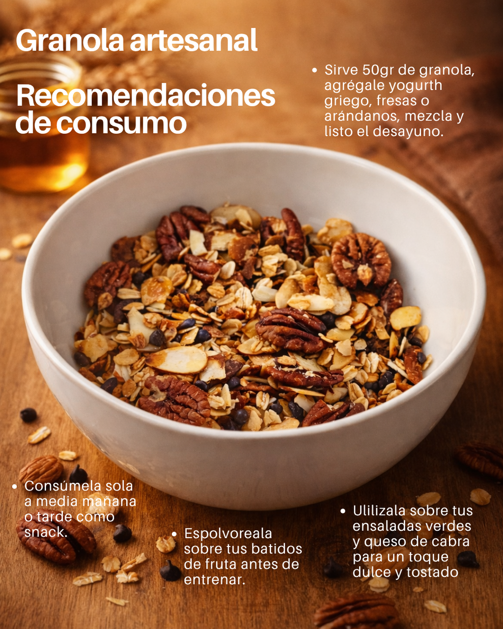 Granola artesanal 330gr