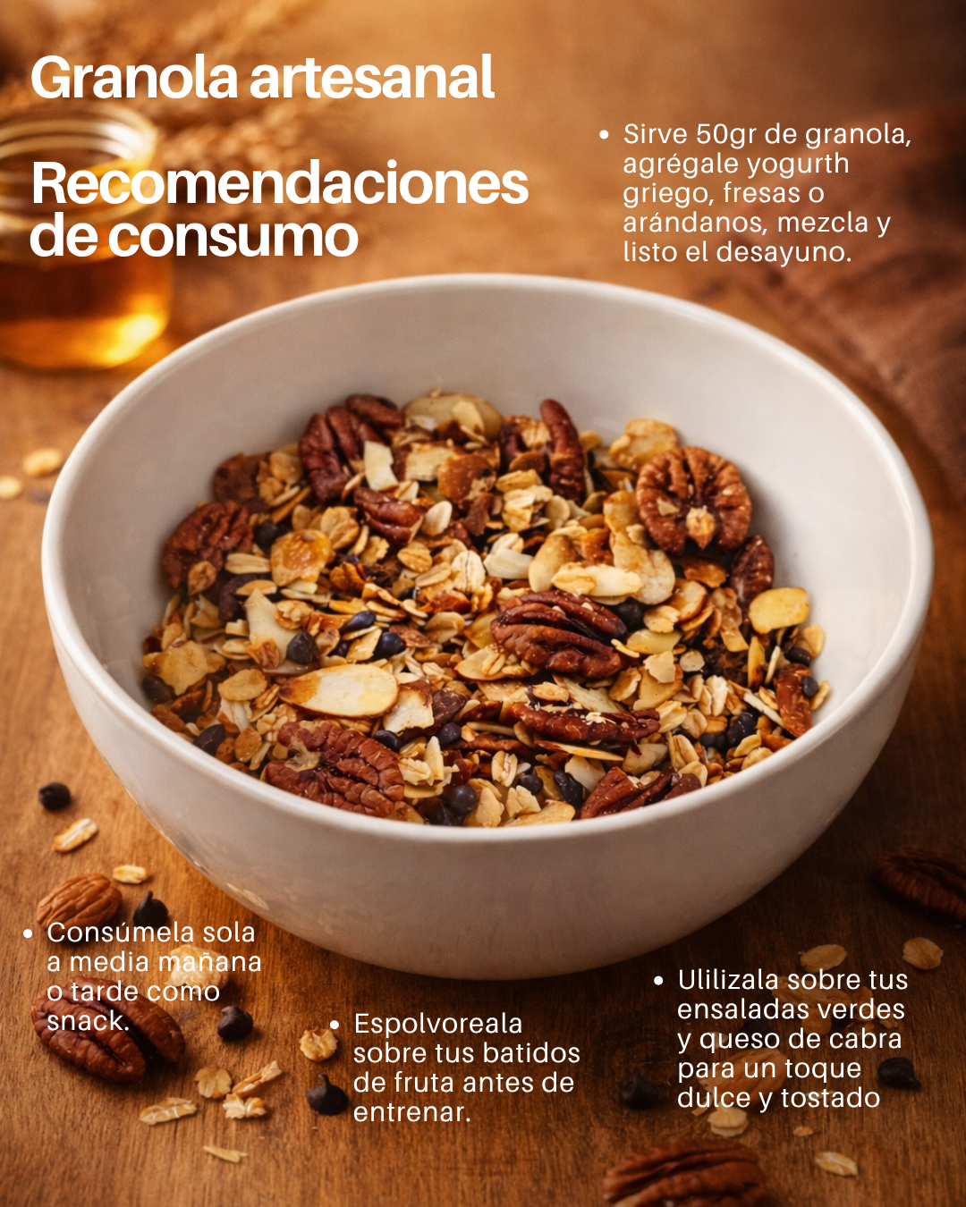 Granola artesanal 500gr