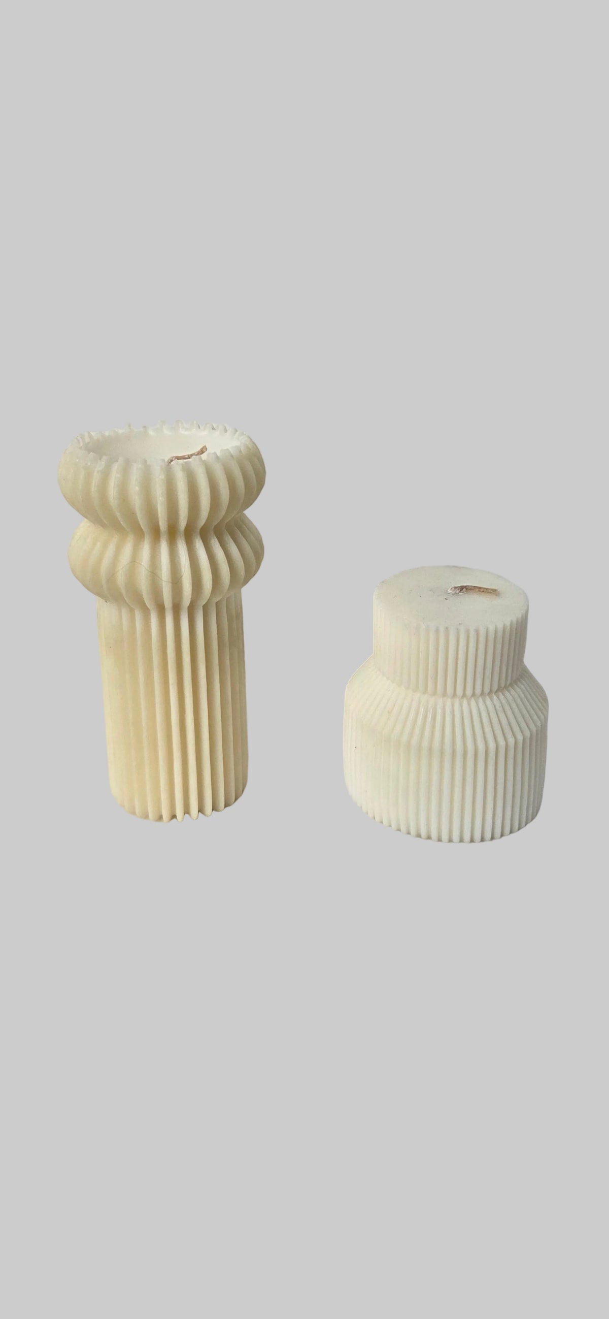velas en relieve con aroma